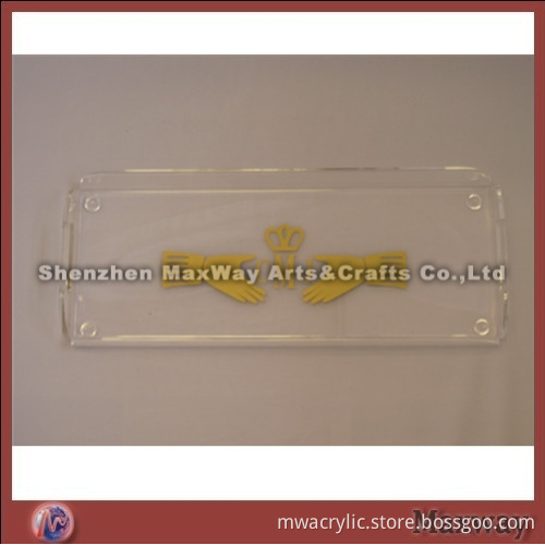 Retail Decorative Acrylic Serving/Wine Glass Tray